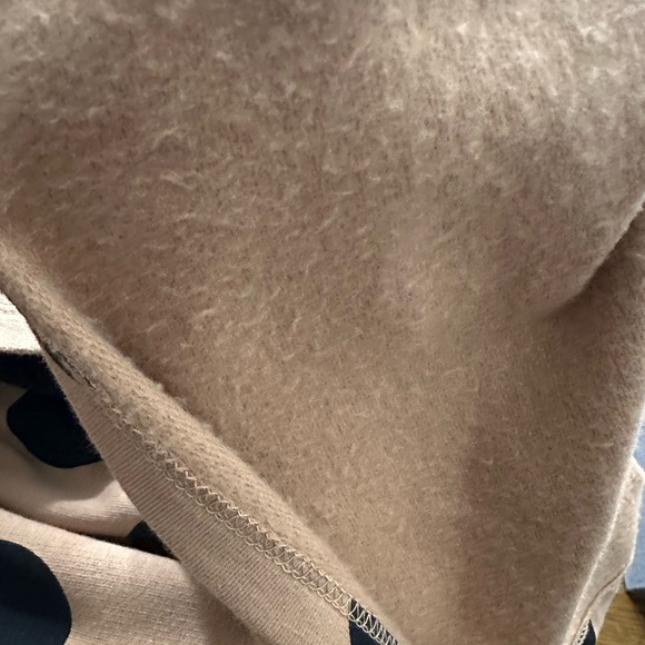 I DO ITALY - Caramel with Black Polka Dot Flannel Dress - Picture 5 of 5